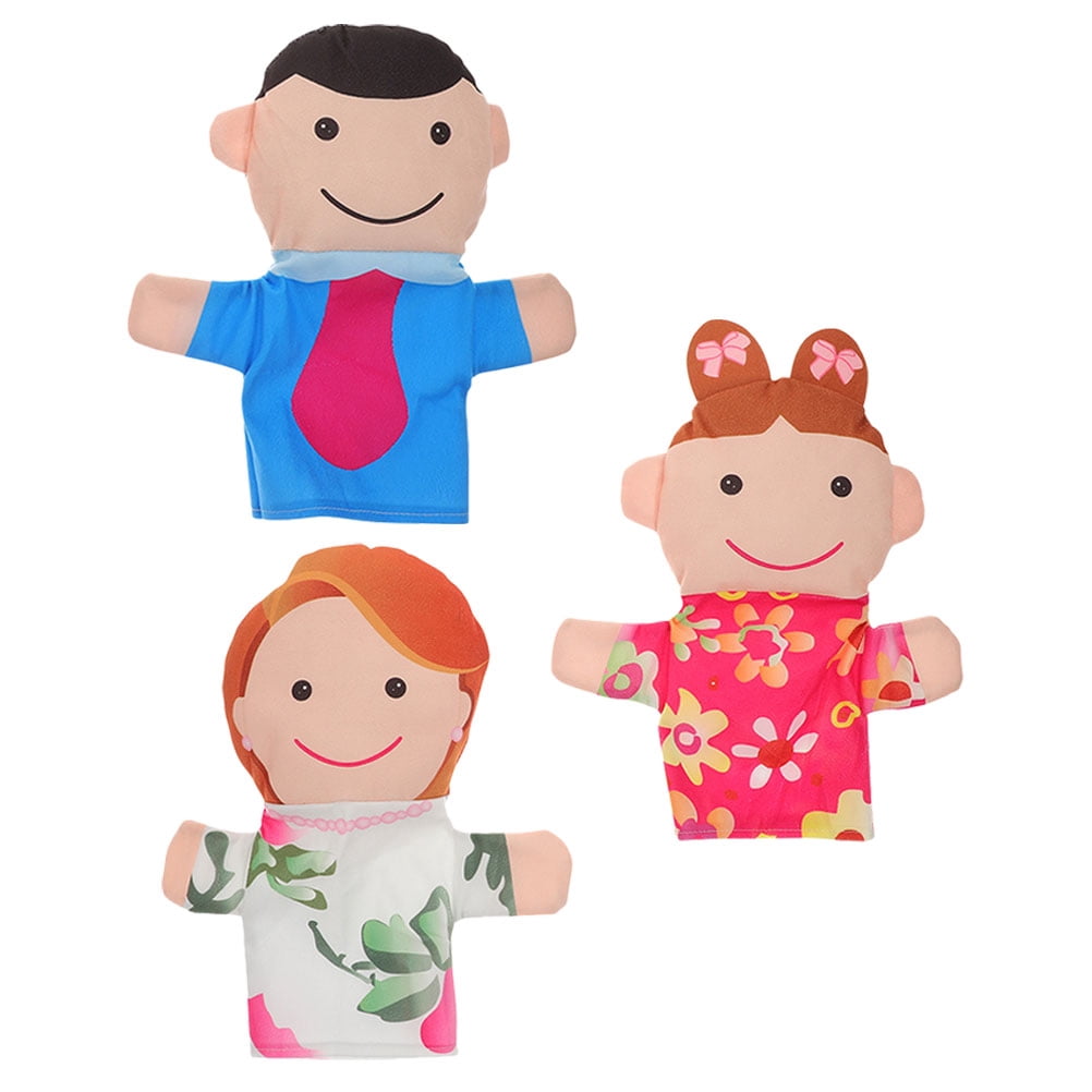 OATIPHO Family Hand Puppets Assorted Colors Premium Cloth for Home ...
