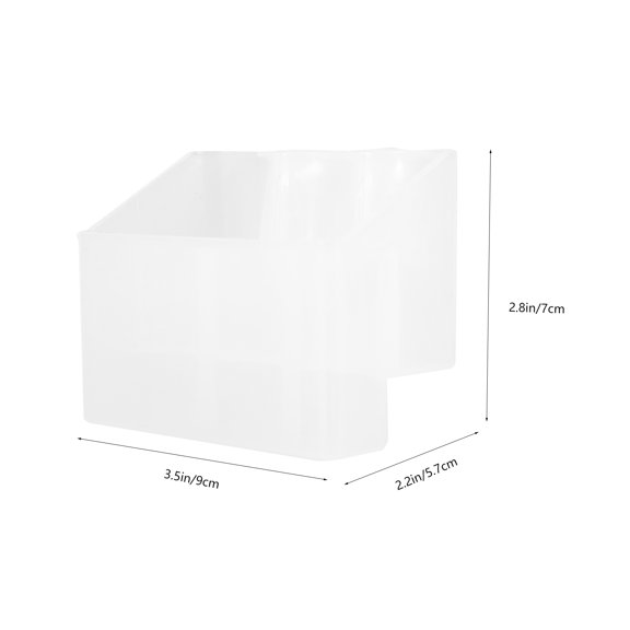 OATIPHO Fridge Organizer Transparent PP Condiment Box for Refrigerator 3Pcs