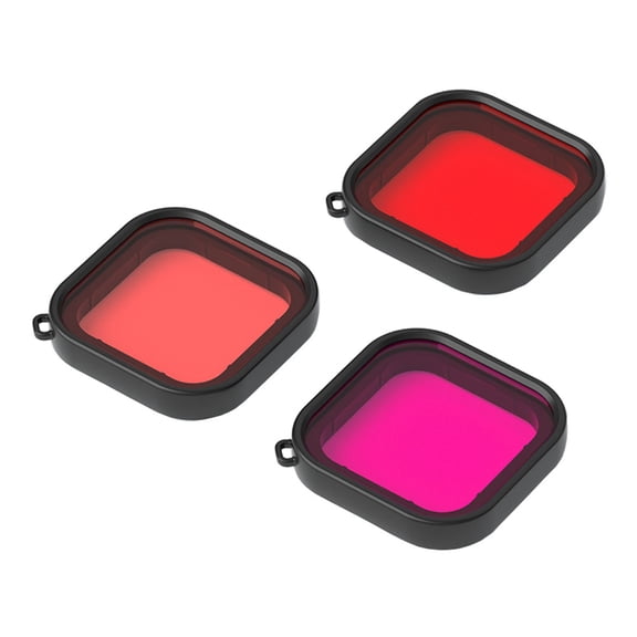MUSEYA Camera Lens Effects Filters Waterproof Camera Housing Plastic Use 3Pack