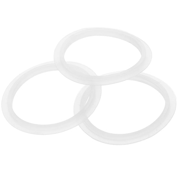 OATIPHO 3Pcs White Rubber Sink Mounting Ring Sealing Gasket for Bathroom Vessel Sink Protection