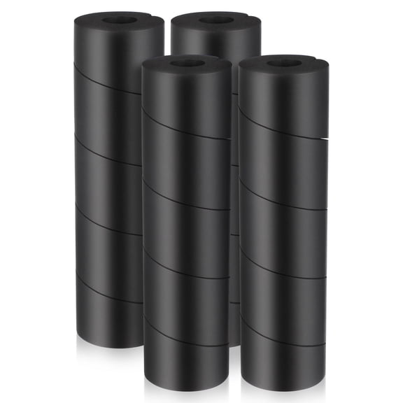 OATIPHO 4Pcs Adjustable Bed Leg Wraps Black Toe Protectors Soft Cushions for Furniture Legs