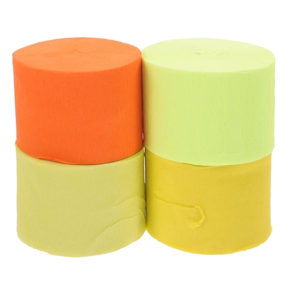OATIPHO Assorted Color Crepe Paper Streamers Lightweight Decorative Paper Ribbon for Party Decorations