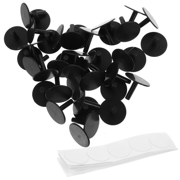 OATIPHO 40Pcs Car Dashboard Duck Holder Plastic Display Mount Black Display Stand for Decor
