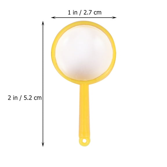 MUSEYA 48PCS Assorted Color Handheld Magnifying Glasses for Kids Durable Plastic Magnifiers Ideal for Reading and Observation