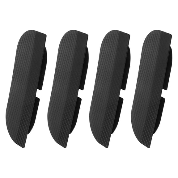 OATIPHO 4Pcs Car Side Mirror Rain Eyebrows Black Universal Fit with Easy Installation Adhesive