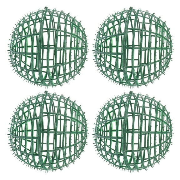 OATIPHO 4Pcs Dark Green ABS Plastic Topiary Frames for Wedding and Garden Decor