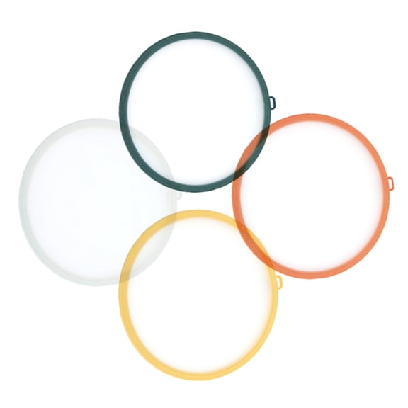 OATIPHO Silicone Fresh-Keeping Covers Assorted Colors for Kitchen 4Pcs