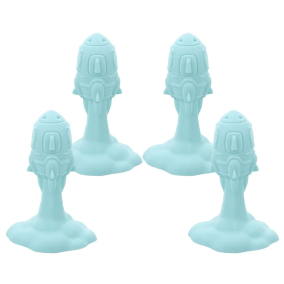 MUSEYA 4Pcs Canopy Anti-Thunder Cap Tent Protector Mint Blue for Men Women