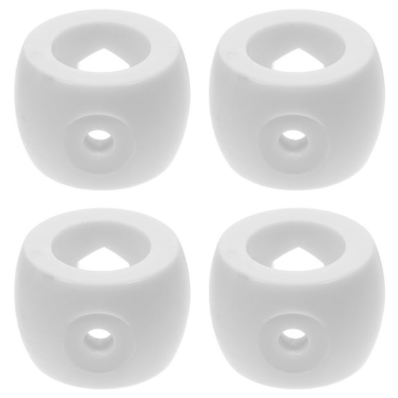 MUSEYA 4Set Foosball Goal Rod Positioner White ABS Gameplay Enhancement for Table Football Enthusiasts for Fan Gear