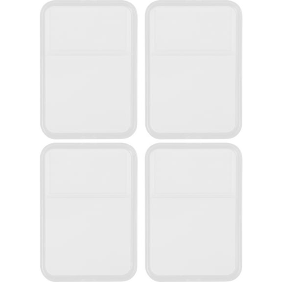 MUSEYA 4Set Stamp Collecting Kit Stamp Collecting Box Clear Plastic Storage Home Display
