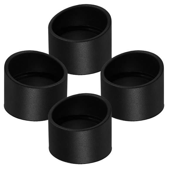 OATIPHO Microscope Eyepiece Eye Cups Black Rubber Compatible with Various Models 4Pcs