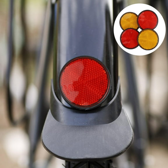 OATIPHO Auto Reflective Tools Assorted Color PP Ps for Car Safety Easy Install 4Pcs