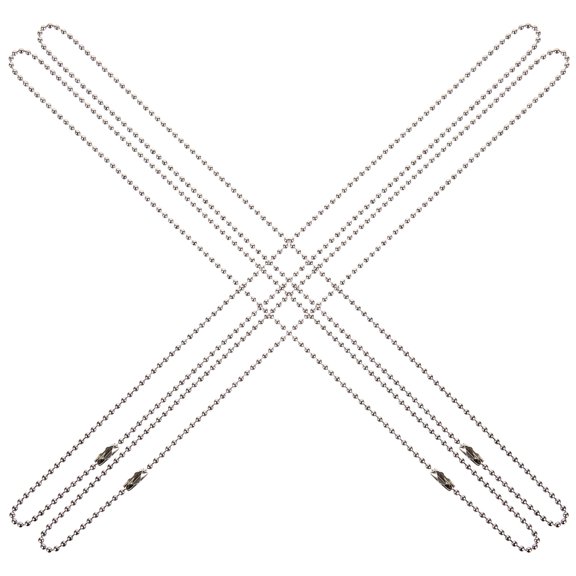OATIPHO 4Pcs Durable Stainless Steel Jewelry Chains for DIY Crafting and Extension Use