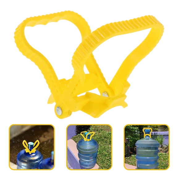OATIPHO 4Pcs Yellow Water Jug Handle Grip for Effortless Carrying and Time Saving