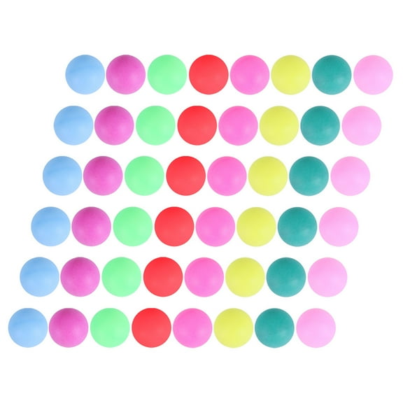 MUSEYA 50 Pieces Assorted Color PP Material Fun Game Balls for Party Use and Entertainment