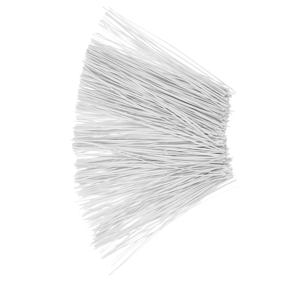 OATIPHO 500Pcs White Reusable Wire Ties Plastic Coated Heavy Duty Cable Organizer