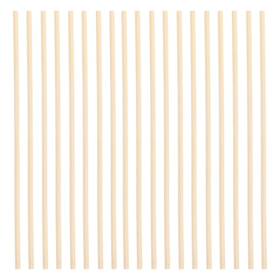 MUSEYA 50Pack Dowel Rod Light Yellow for Model Builders DIY Craftsmanship