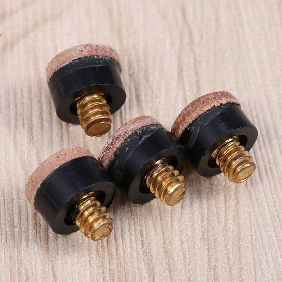 MUSEYA 50Pcs Pool Billiard Accessories Metal Leather Prevent Splitting for Billiard Players