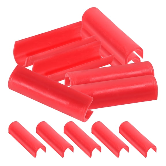 MUSEYA 50Pcs Tile Tool Tile Cutter Positioning Protectors Red Plastic U Shaped