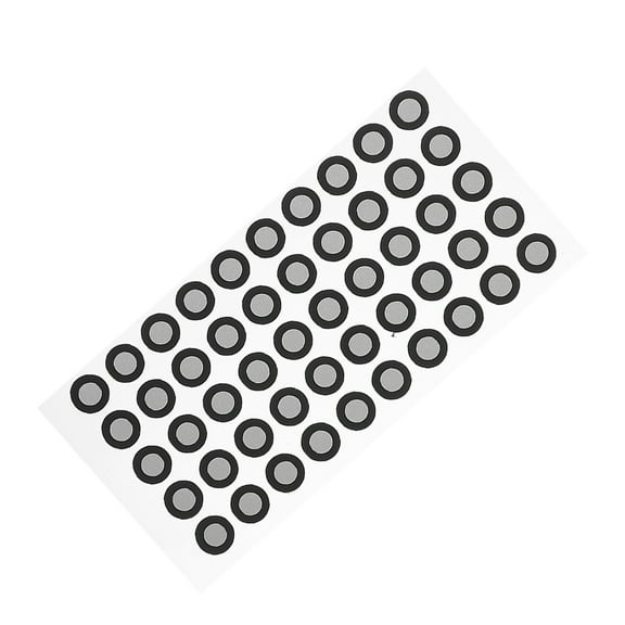 OATIPHO 50Pcs Black 3D Scanning Markers Reflective Scanner Dots for High Accuracy Optical Tracking