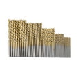 thumbnail image 1 of OATIPHO 50Pcs Hss Drill Bits Set Titanium Coated for Accurate Wood Plastic Metal Holes, 1 of 8