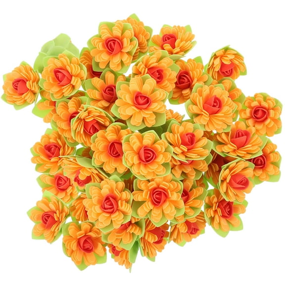 OATIPHO 50Pcs Small Pe Flower Diffusers for Desk and Home Use with Elegant Decorative Design