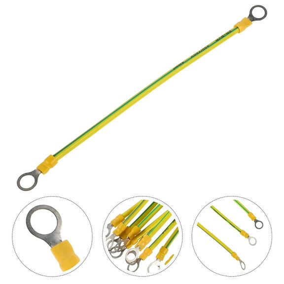 OATIPHO 5Pcs Grounding Cable Straps for Vehicles Assorted Color with Easy Installation Features