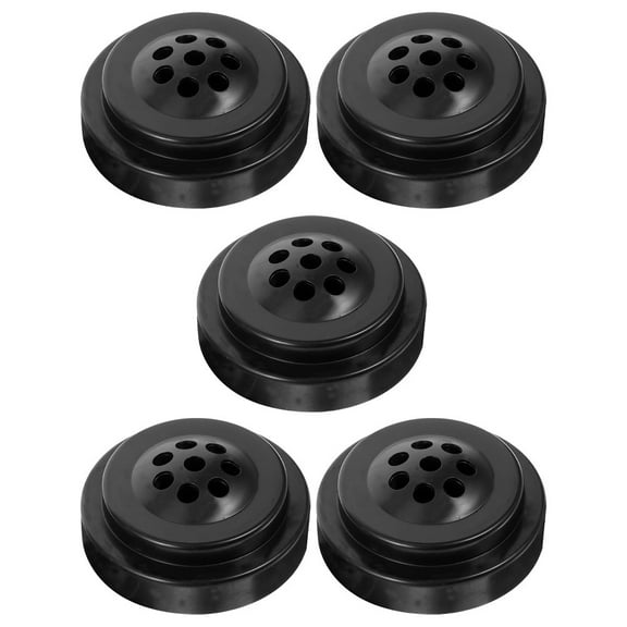 OATIPHO 5Pcs Desktop Flag Holder Stands in Black with Adjustable Height for Office Table Decoration