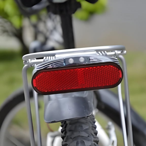 OATIPHO 5Pcs Red Motorcycle and Scooter Reflectors Plastic Spoke Accessories for Garden Use