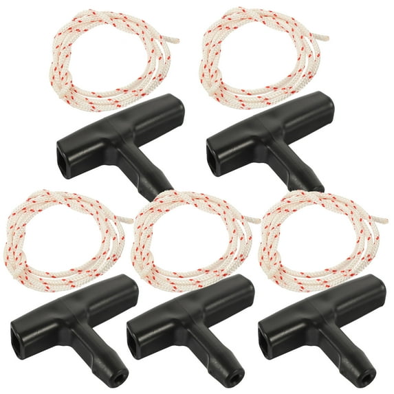 OATIPHO 5Pcs Attic Pull Down Cord with Plastic Handle for Easy Garage Door Opening