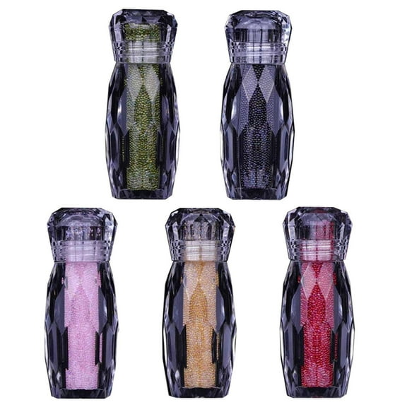 MUSEYA 5pcs Multicolored Rhinestone Nail Art Decoration Beads Manicure Rhinestones For Diy Nail Design Body Art More