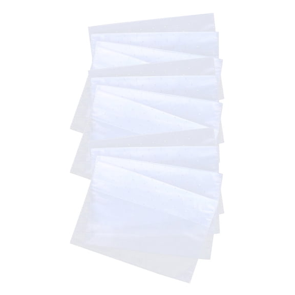 OATIPHO 60Pcs White Disposable Garbage Bags for Sink Use with High Density Drain Holes and Firm Material