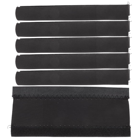 OATIPHO 6Pcs Black Nylon Cycling Chain Guard Protector Useful Bike Cover for Various Bike Types