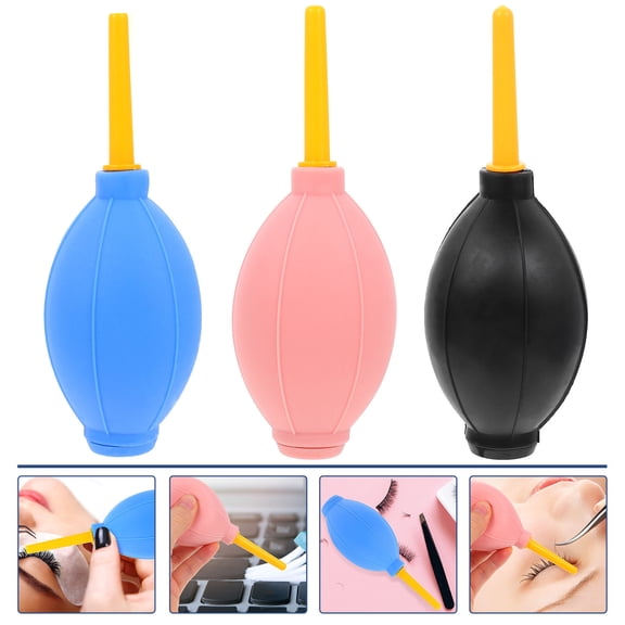 OATIPHO Air Pumps Pink With Yellow Stem 6Pcs 5.5x2in