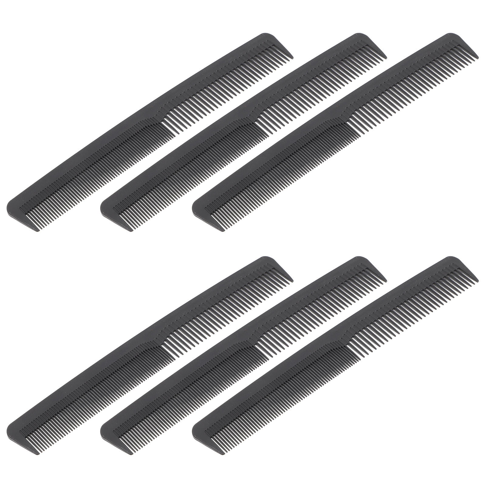 OATIPHO 6Pcs Portable Hair Styling Combs Black Plastic Detangling Combs ...