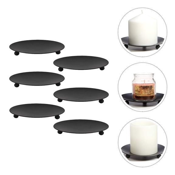 OATIPHO 6Pcs Decorative Candlestick Holder Table Decor for Home Decor