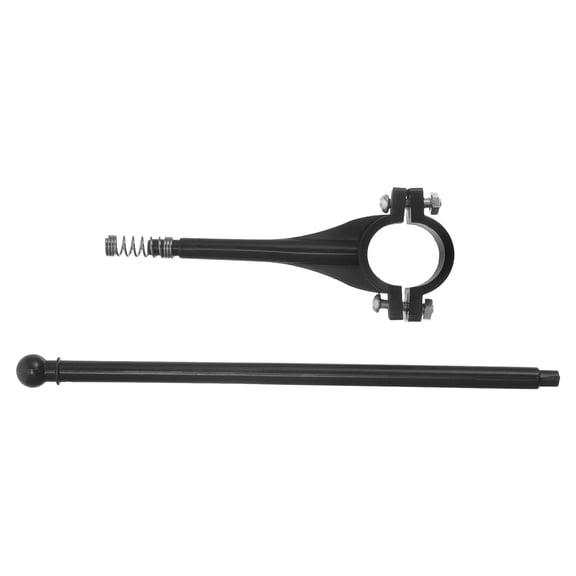 OATIPHO 6Pcs Black Bike Flag Poles Durable Handlebar Flagpoles with Rust Proof Mounts for Cycling Safety
