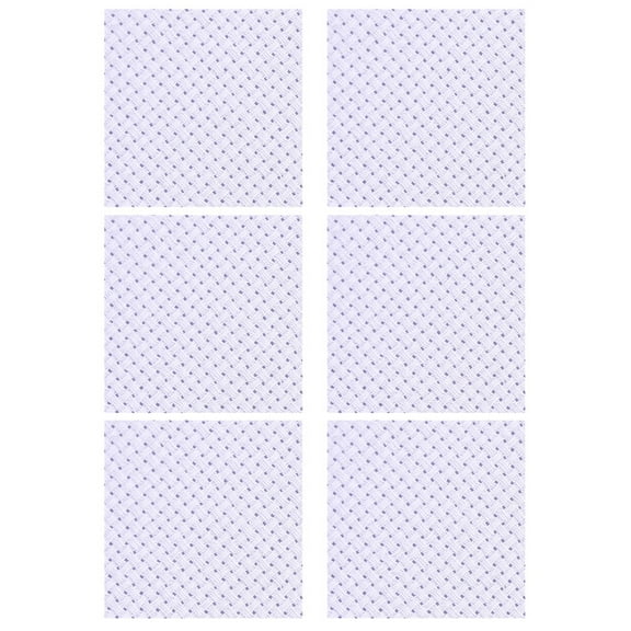 OATIPHO 6Pcs White Cotton Cross Stitch Cloth Durable Needlework Fabric for DIY Embroidery Craft Projects