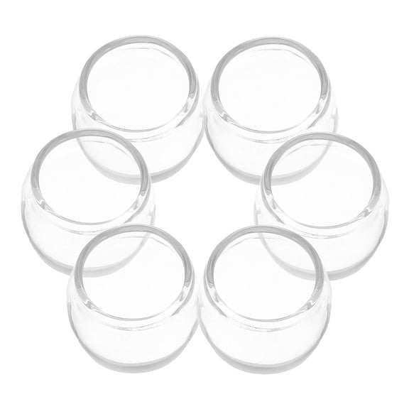 OATIPHO Miniature Fish Bowls Glass 6Pcs 0.9In Round Decorative