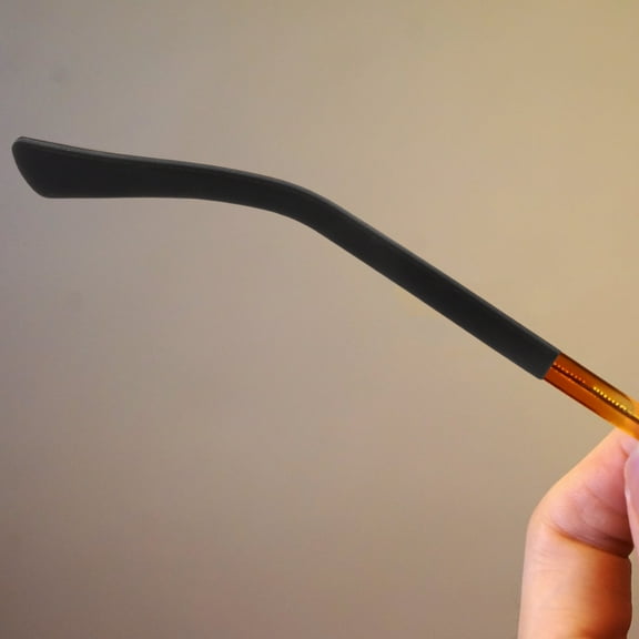 MUSEYA 8Pairs Flexible Silicone Eyeglass Temple Sleeves Anti Slip Glasses Grips