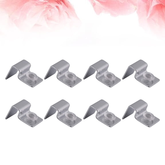 OATIPHO Fish Tank Cover Frame Stainless Steel Aquarium Support Safe and Practical 8Pcs