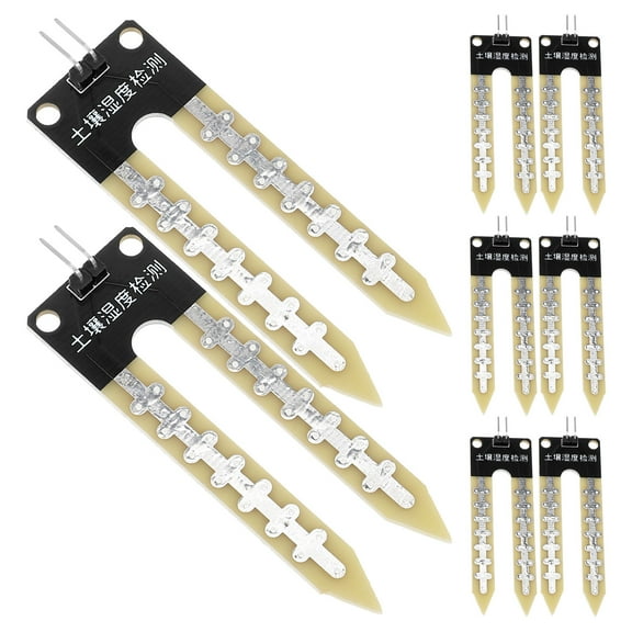 OATIPHO Soil Testing Tool Soil Moisture Meter Metal Moisture Detection Agriculture 8pcs