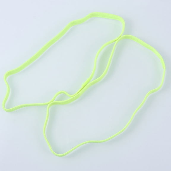 OATIPHO Stretchy Sweat Band Headband Cloth Yellow Women Professional Style for Fan Gear