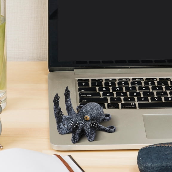 MUSEYA Aquarium Tank Decoration Funny Fish Tank Decorations Black Resin 1Pack