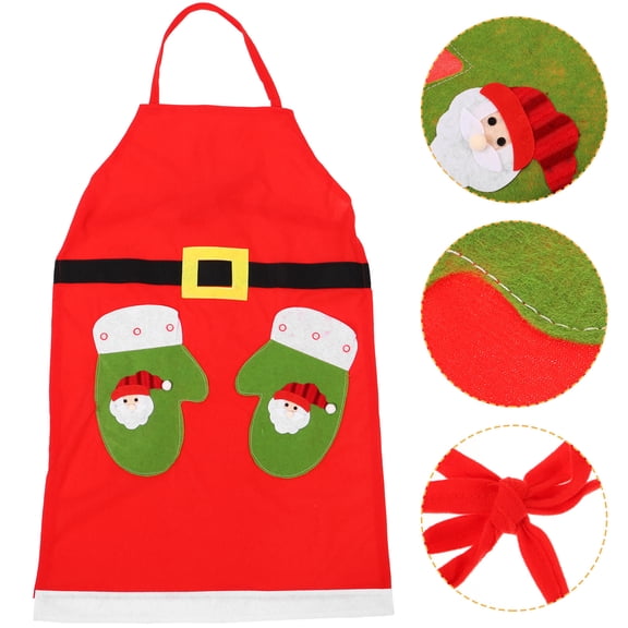 OATIPHO Dinner Apron Red Cloth 1Pcs for Cooking Baking Barbequing