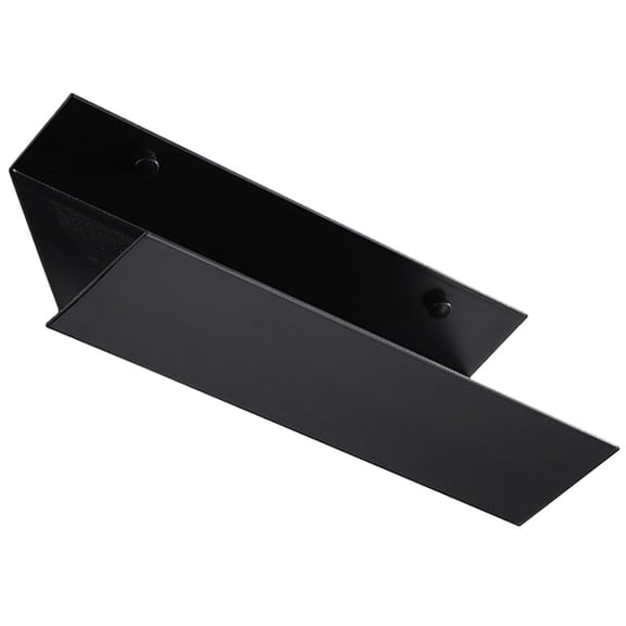 OATIPHO Metal Wall Mounted Bathroom Shelf Black Waterproof Storage Rack for Shower