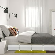 MUSEYA Bed Blockers For Under Bed White Plastic Furniture Protection For Office 1 Pcs