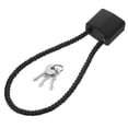 thumbnail image 1 of OATIPHO Steel Cable Lock for Safety Multipurpose Use with Key Portable Black Wire Lock for Scooter, 1 of 7