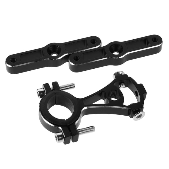 OATIPHO Bike Water Bottle Mount Secure Installation Stable Structure Black Aluminum Alloy Bicycle Accessories 1Pcs