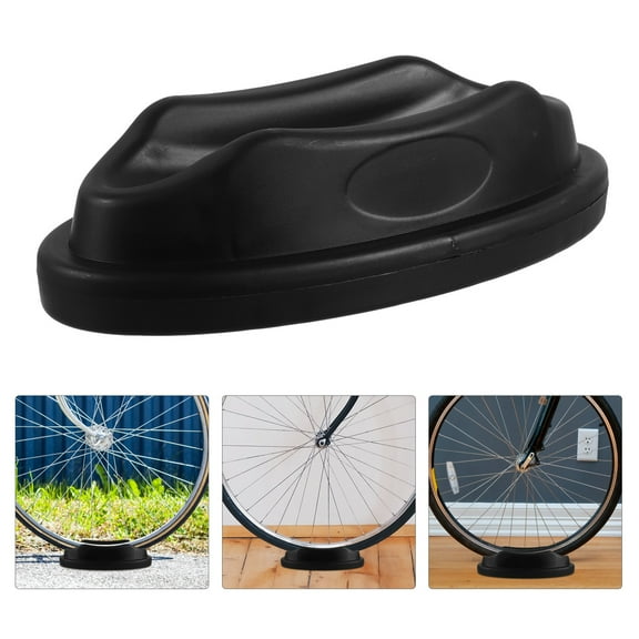 OATIPHO Bike Front Wheel Riser Block for Indoor Training with Antislip Stable Platform Black
